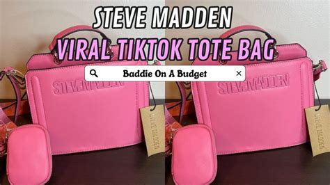 fake steve madden bag|steve madden bags tiktok.